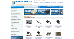 Desktop Screenshot of hobbyplastic.co.uk